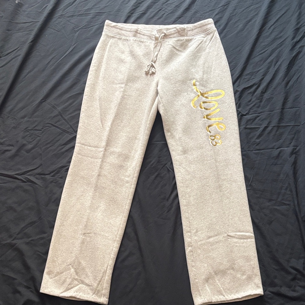 Women’s Sweatpants with Gold Accent